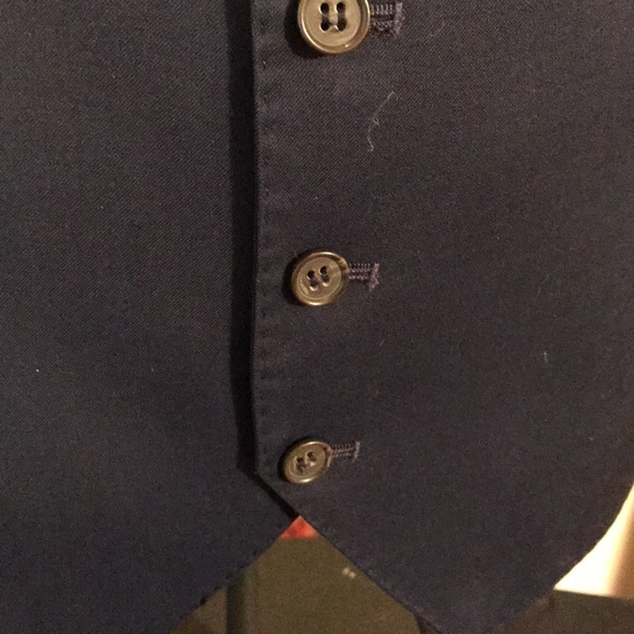 Navy blue Dress Vest - Picture 9 of 17